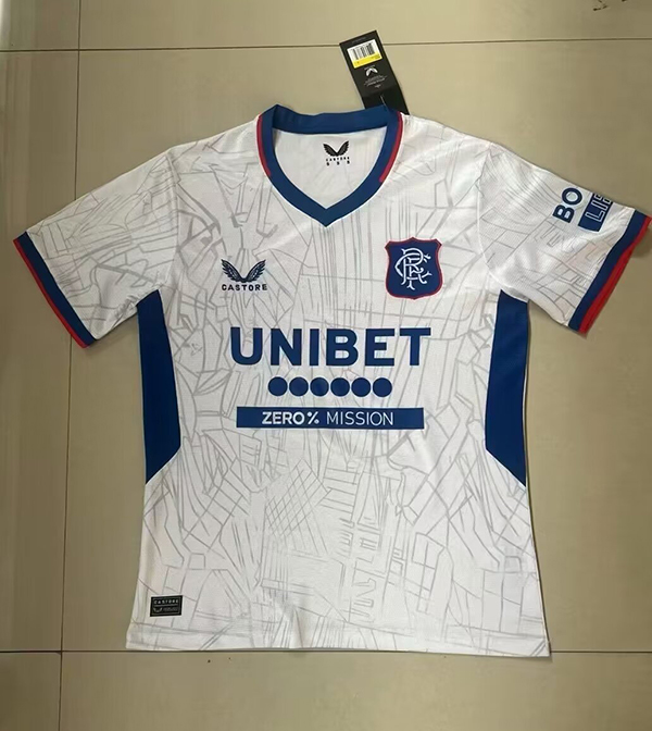 AAA Quality Rangers 24/25 Away White Soccer Jersey
